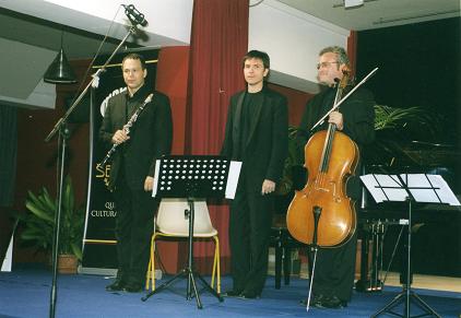 TRIO Antonio Tinelli, clarinetto - Pjeter Guralumi, violoncello - Luca Palladino, pianoforte